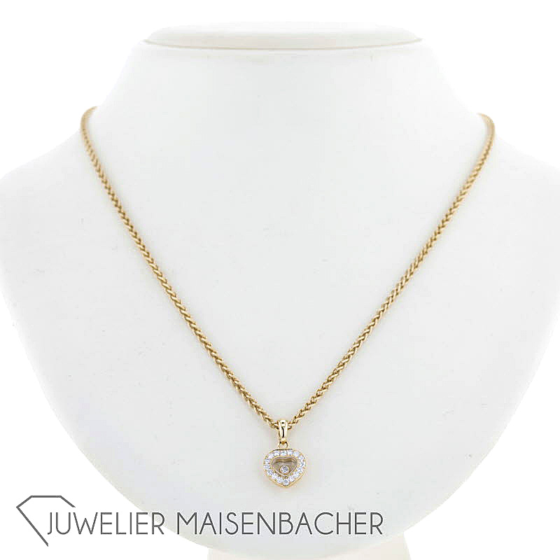 'Chopard' Collier mit Anhänger *Happy Diamonds* Pendant Mini