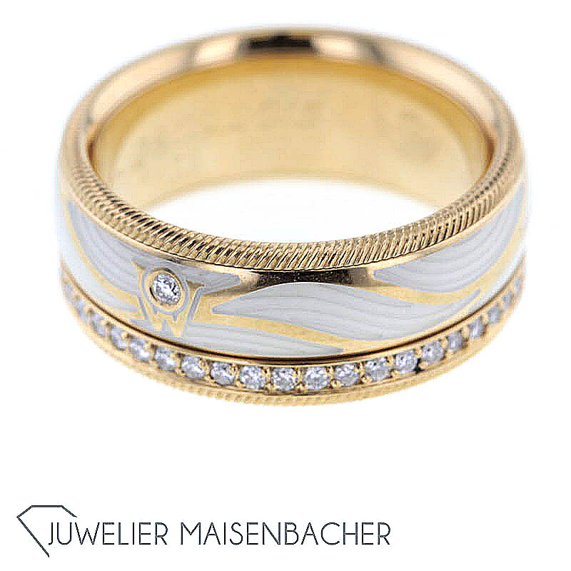 Wellendorff Ring *Engelsflügel* mit Brillanten