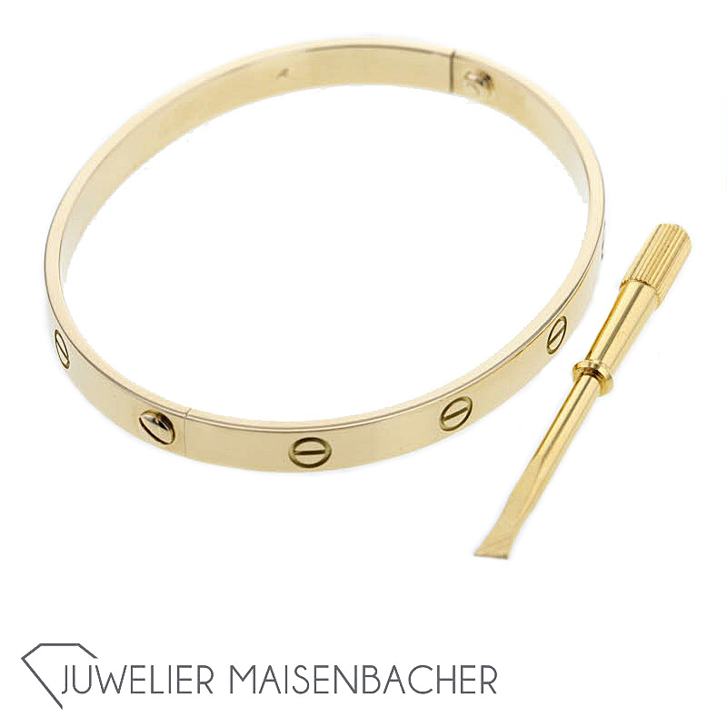 Cartier Love Armreif Gelbgold mit Stift