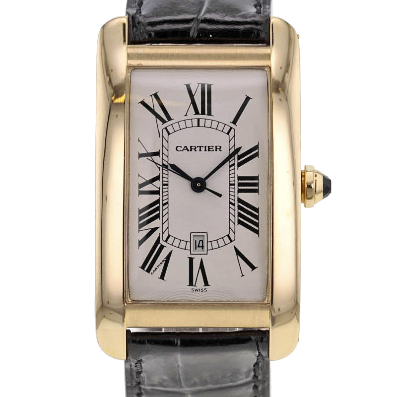 Cartier Tank Americaine Automatic 18K. Gold, Herren