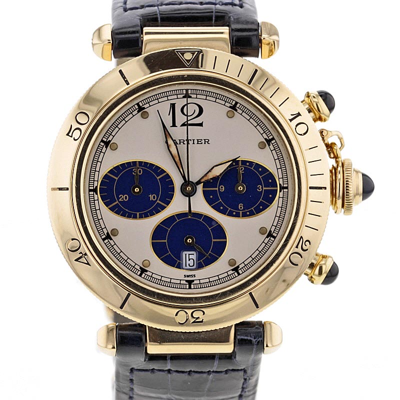 Cartier Pasha Chronograph 18K. Gold