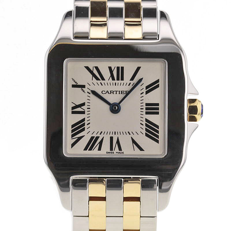 Cartier Santos Demoiselle Stahl/Gold Medium