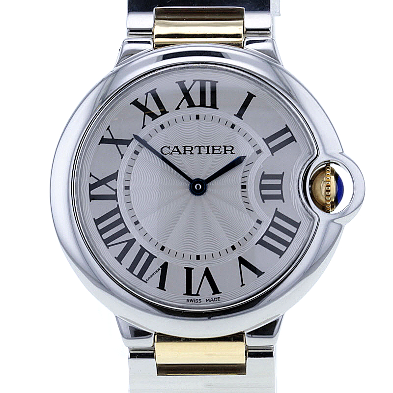 Cartier Ballon Bleu 36mm Stahl/Gold