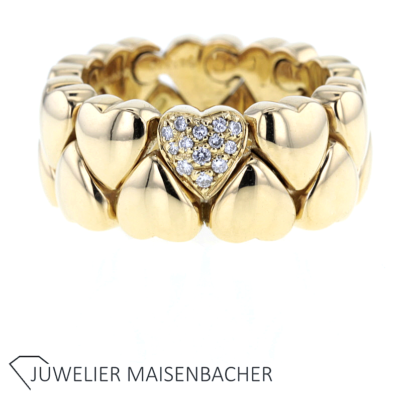 Cartier Ring 'Double Heart', Ringgröße 58