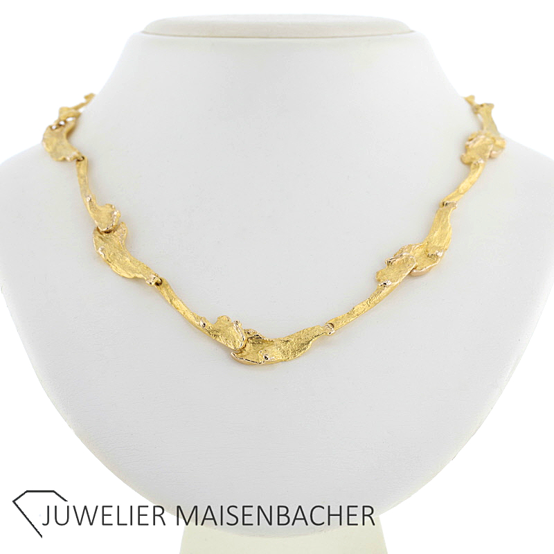 Ausgefallenes Lapponia Gold Collier