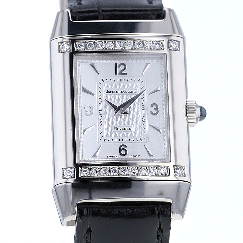 Jaeger-LeCoultre Reverso Dame, Weißgold, Brillanten