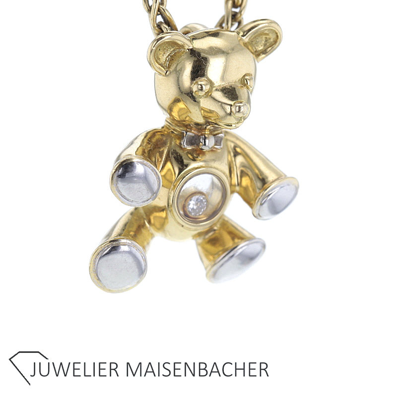 Chopard Happy Diamonds Bear Kette mit Anhänger *Rarität*