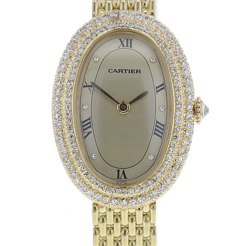 Cartier Baignoire Gold 750/- Diamanten