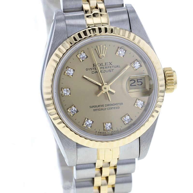 Rolex Oyster Perpetual Lady Datejust Diamant-Zifferblatt