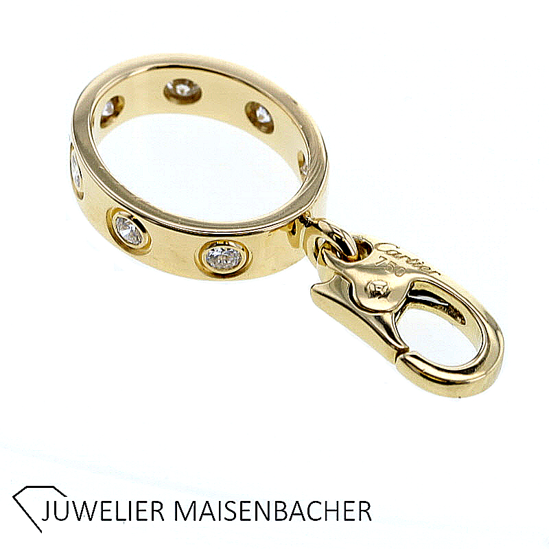 Cartier Love Charm / Anhänger mit Brillant