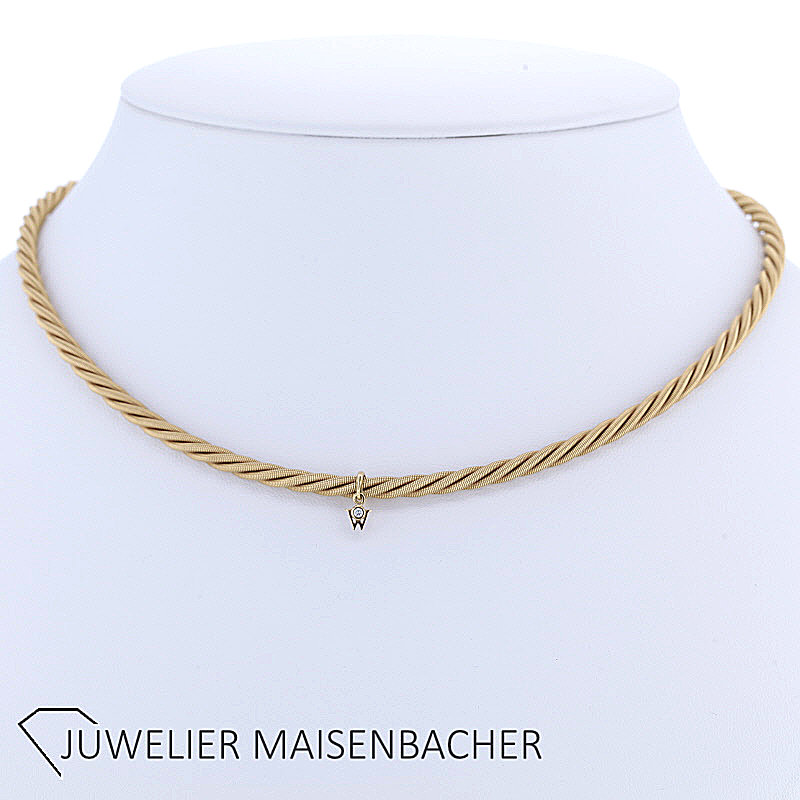 Wellendorff Collier "Comtesse" Brillant-W Gelbgold