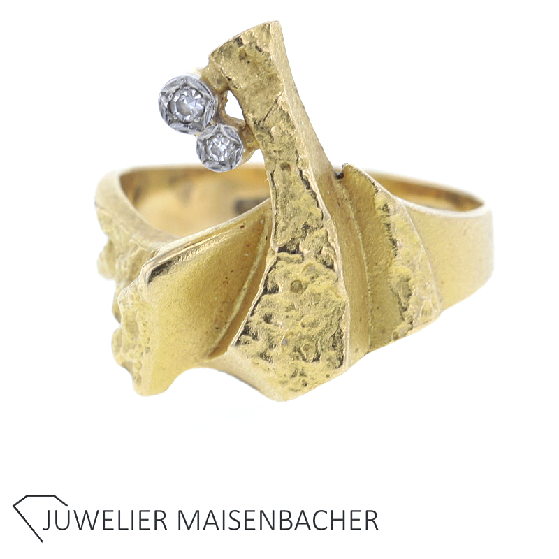 LAPPONIA Design Björn Weckström Ring mit Diamanten Gold