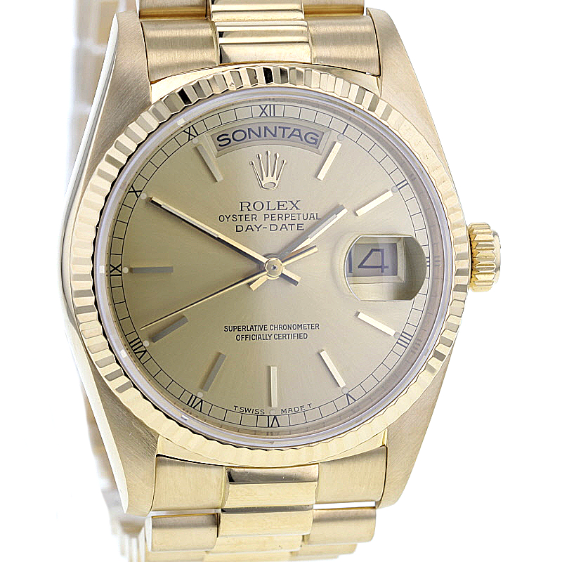 Rolex Day-Date 18038, Gelbgold 750/-