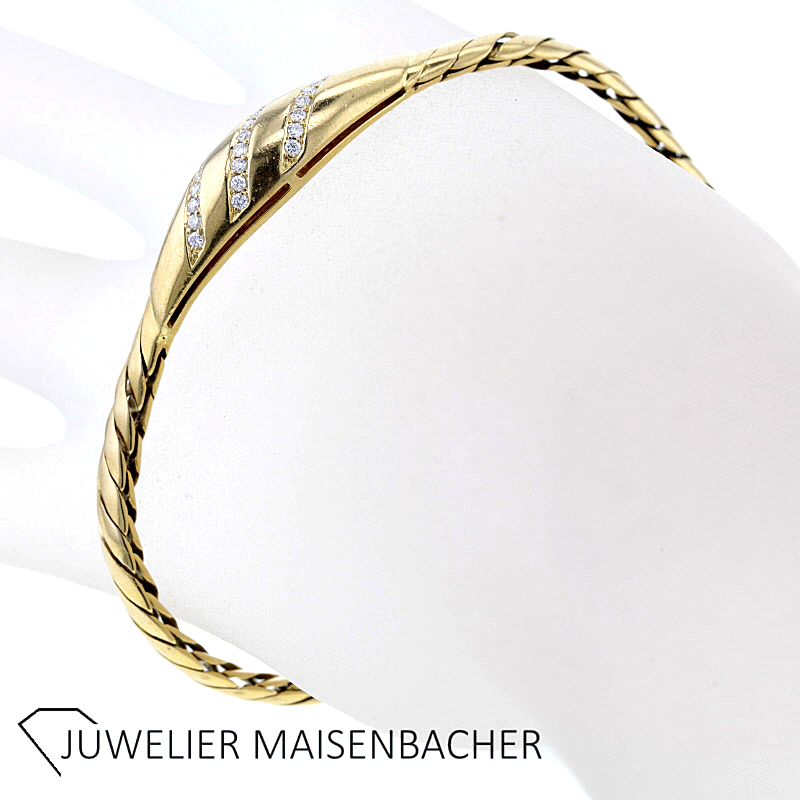 Wellendorff Armband mit Brillanten Vintage *Rarität* Gold