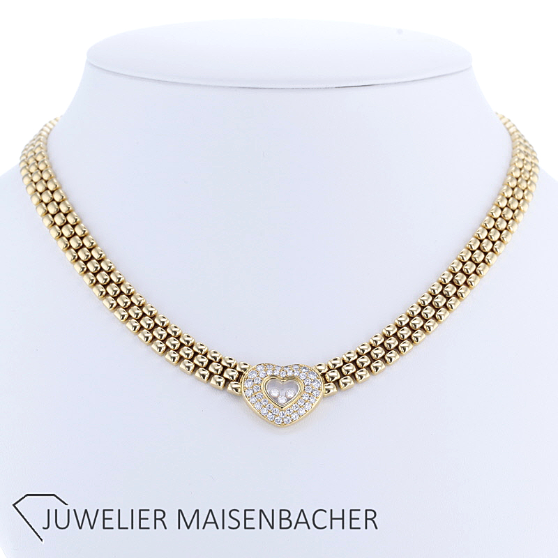 Chopard Collier *Happy Diamonds* Herz mit Brillanten Gold