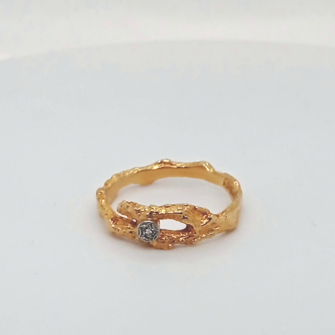 Lapponia Ring Gold "Bjorn" mit Diamant