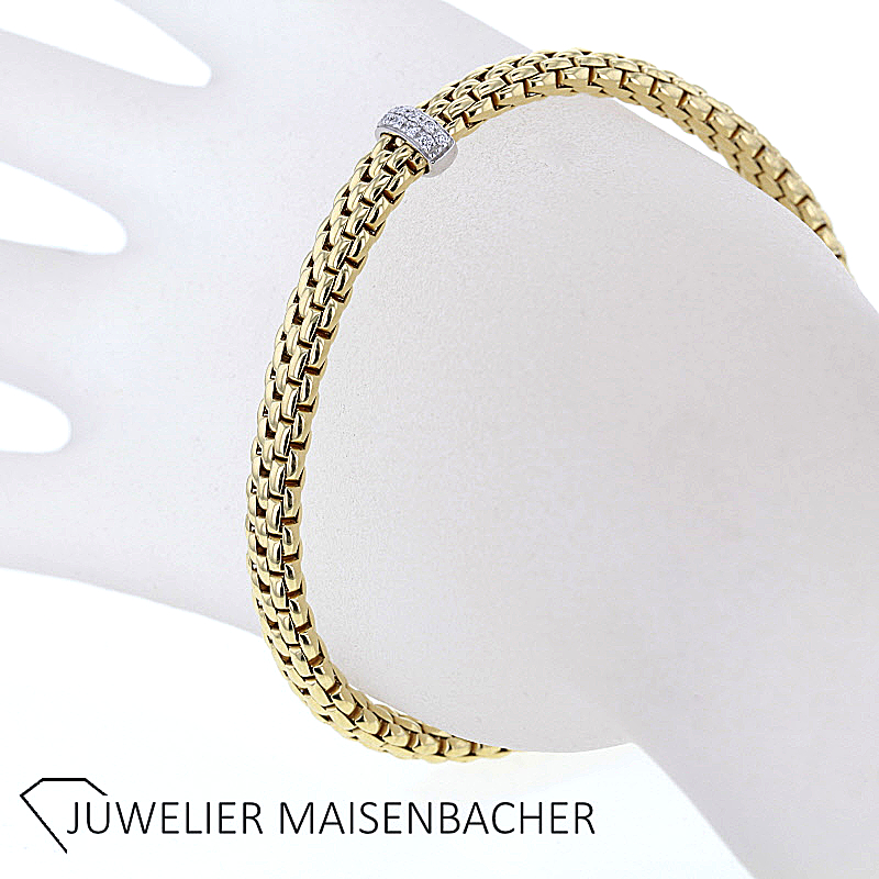 FOPE Armband Flex'it Panorama mit Brillanten Gold