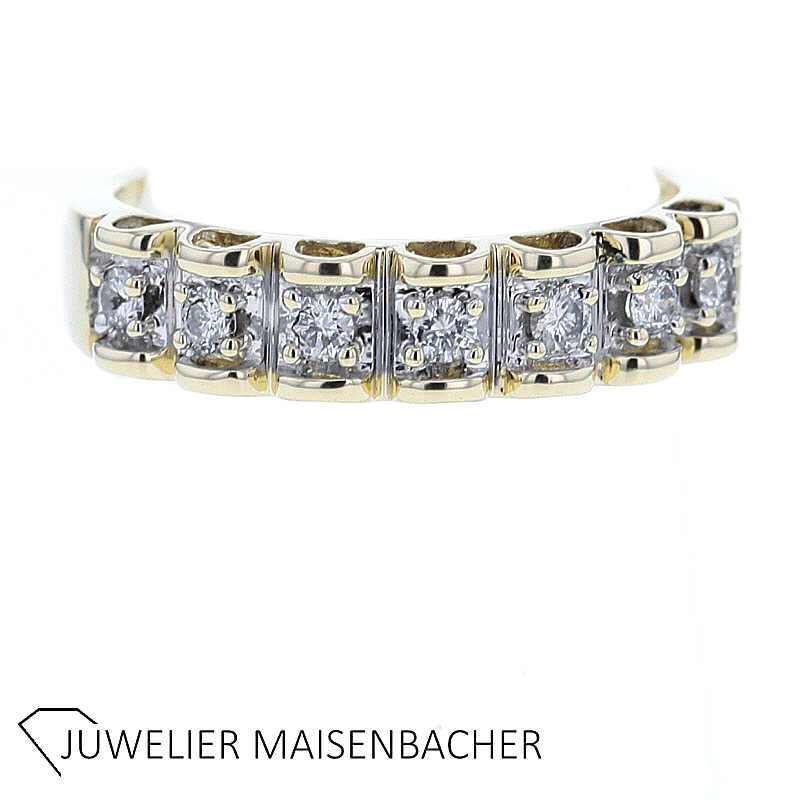 Damen Brillant Ring Gold