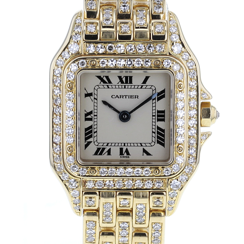 Cartier Panthere Mini Gold 750/- mit 396 Diamanten