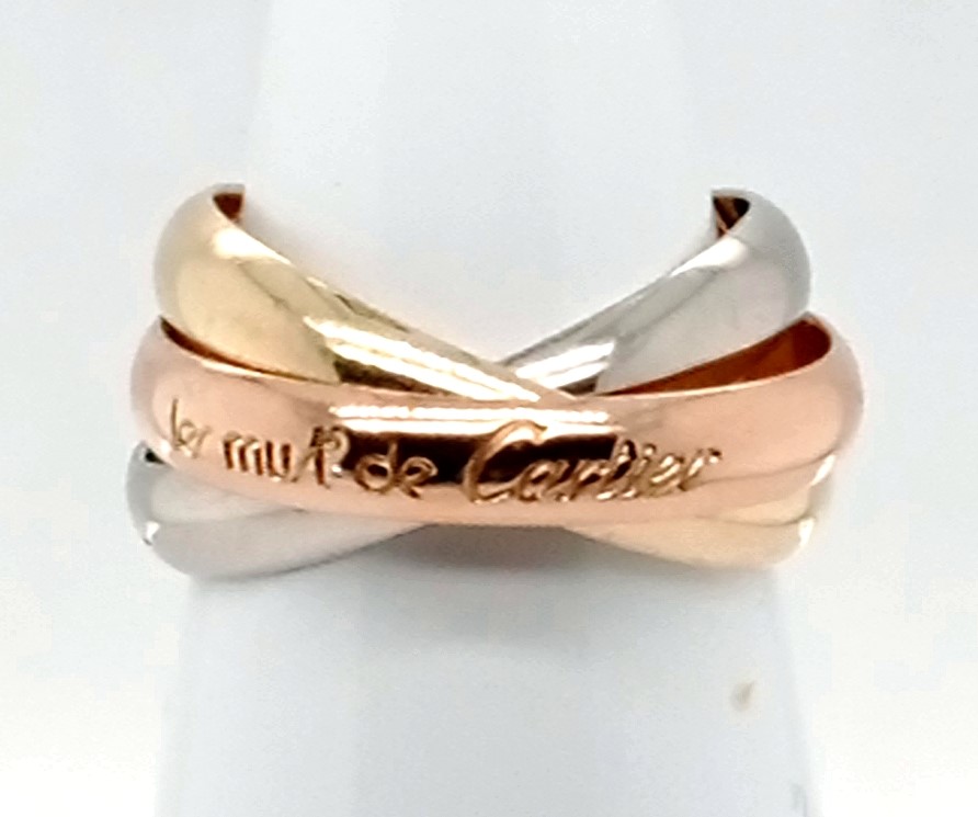 CARTIER Trinity Ring Vintage aus 1994 Gold