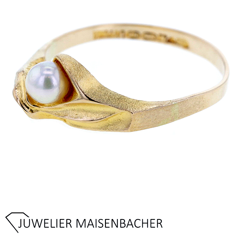 LAPPONIA Design Bjorn Weckstrom Ring mit Perle Gold