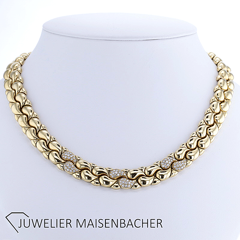 CHOPARD Collier *Casmir* mit 81 Brillanten Gold