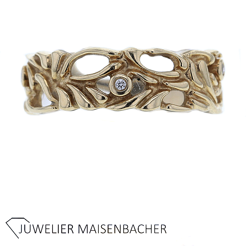 Pandora ALE Ring mit Brillant Gold