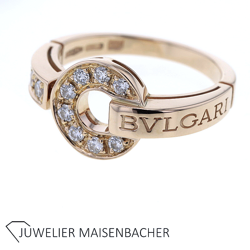 Bulgari Bulgari Ring mit Brillanten Roségold