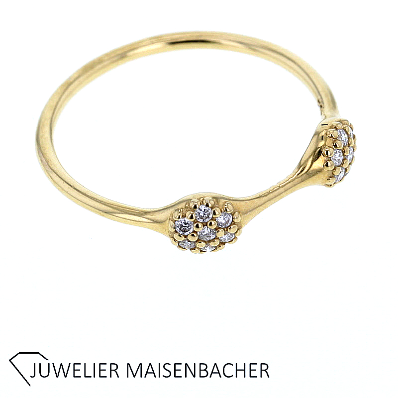 Pandora ALE Ring mit Brillant Gold