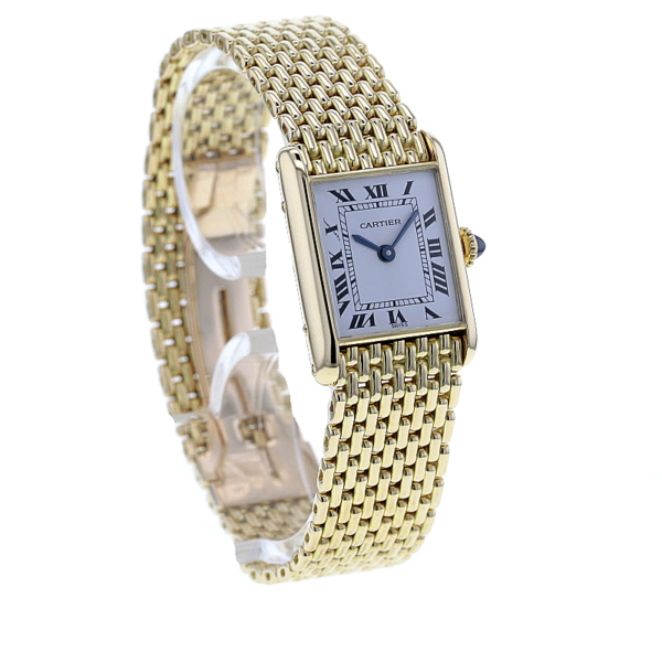 Cartier Tank Gelbgold 750/- Handaufzug – Bild 4