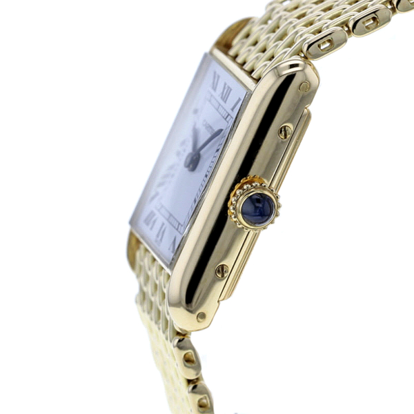 Cartier Tank Gelbgold 750/- Handaufzug – Bild 6