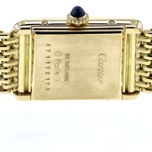 Cartier Tank Gelbgold 750/- Handaufzug – Bild 7