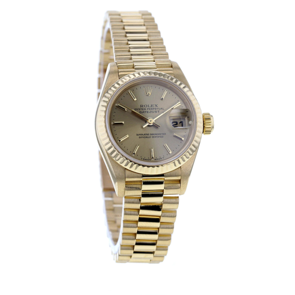 Rolex Lady-Datejust Gelbgold 750/- Ref. 69178 – Bild 2