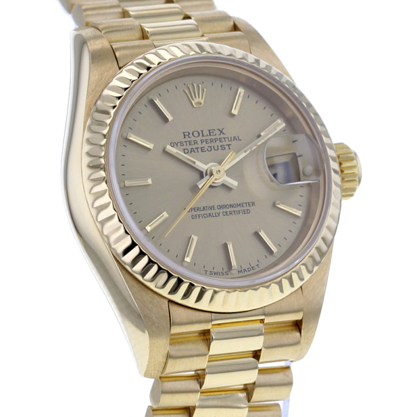 Rolex Lady-Datejust Gelbgold 750/- Ref. 69178 – Bild 3