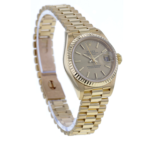 Rolex Lady-Datejust Gelbgold 750/- Ref. 69178 – Bild 4