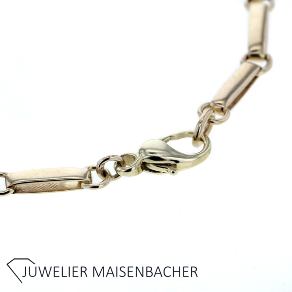 Luxuriöses Collier mit Brillanten in Gelbgold – Bild 6