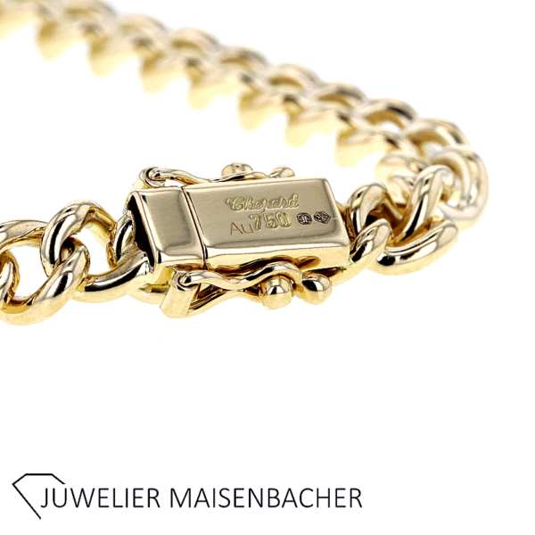 Chopard Happy Diamonds Panzerarmband I Love you Gelbgold – Bild 7