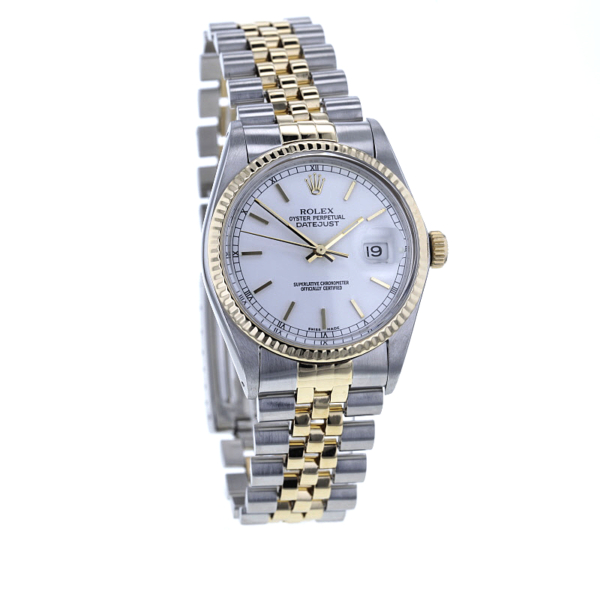 Rolex Oyster Perpetual Datejust 16013 Stahl/Gold – Bild 2