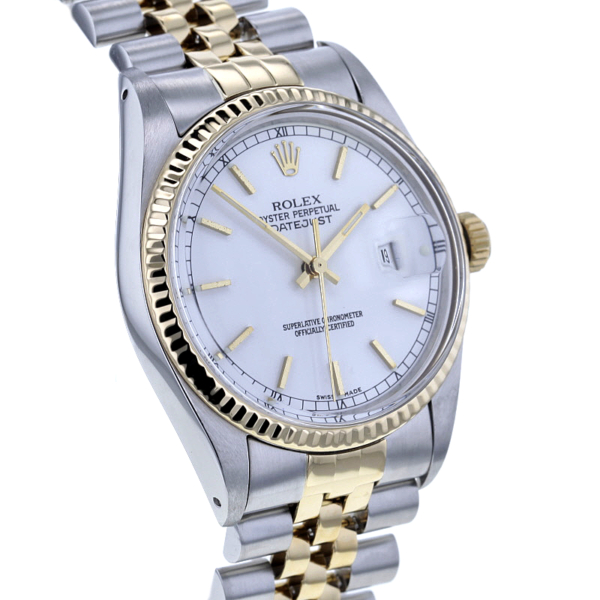 Rolex Oyster Perpetual Datejust 16013 Stahl/Gold – Bild 3