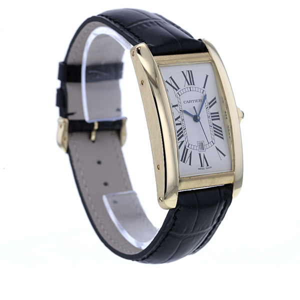 Cartier Tank Americaine Gelbgold 750/- großes Modell – Bild 4