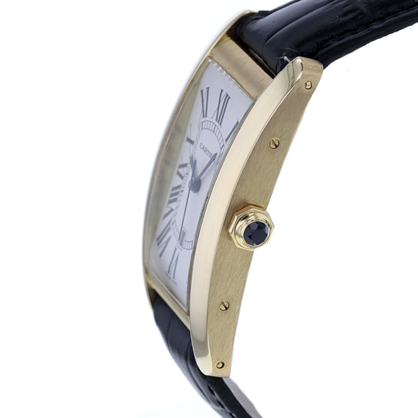 Cartier Tank Americaine Gelbgold 750/- großes Modell – Bild 6