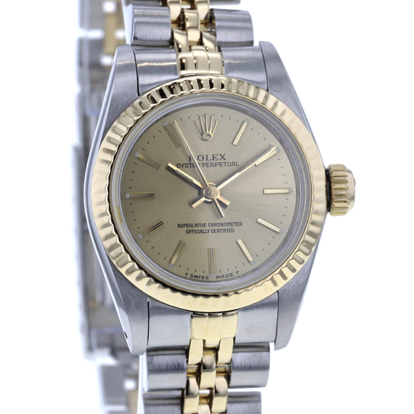 Rolex Oyster Perpetual Lady Stahl/Gold Automatik Ref. 67193