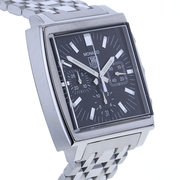 TAG Heuer Monaco Chronograph CW2111 Edelstahl – Bild 3