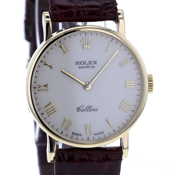 Rolex Cellini Damen Ref. 5109/8, Gelbgold 750/-, Jubilee Zifferblatt