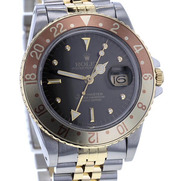 Rolex GMT-Master 16753 - Tiger Eye - Nipple Dial - v. 1989 - Papiere