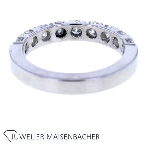 Halbmemorie Ring mit Brillanten in Gold – Bild 6