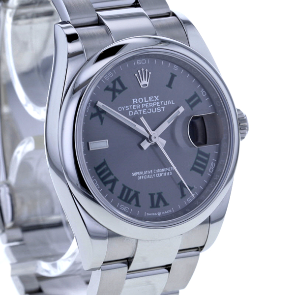 Rolex Datejust 36 Wimbledon Dial Ref, 126200, Edelstahl, Automatic – Bild 3