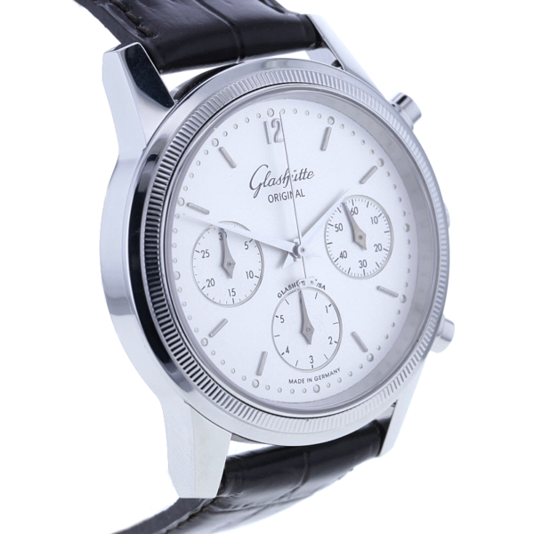 Glashütte Original Senator Chronograph Edelstahl – Bild 3