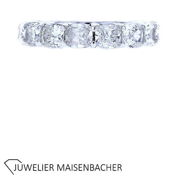 Klassischer Memoire-Ring mit Diamanten Gold