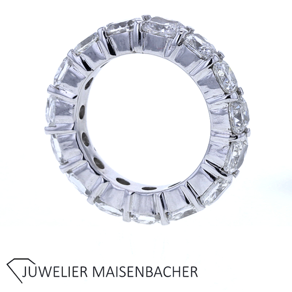 Klassischer Memoire-Ring mit Diamanten Gold – Bild 3